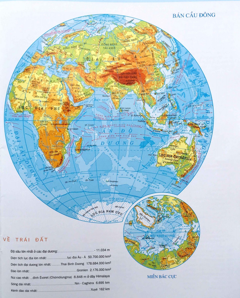 Bản đồ thế giới bằng gỗ 3D size tường từ 1m8 đến trên 3m