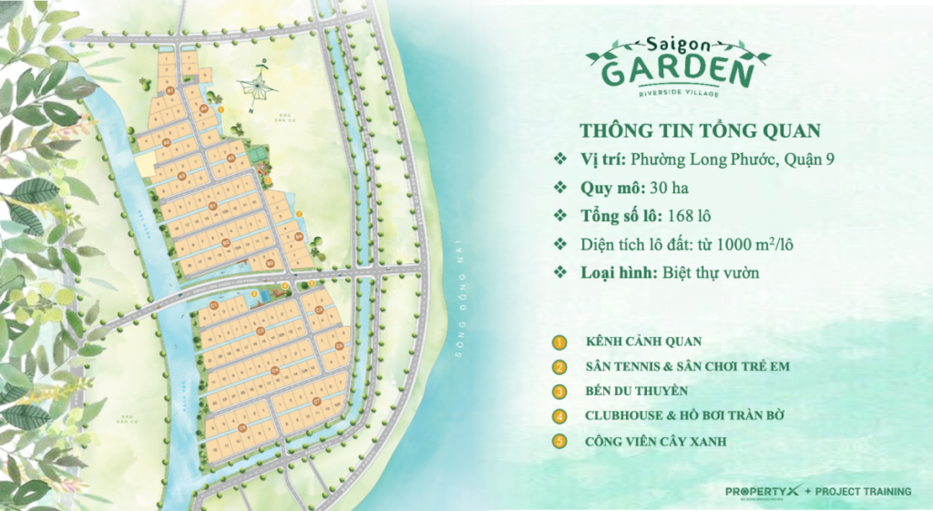 Tiện ích nổi bật tại Saigon Garden Riverside Village Quận 9