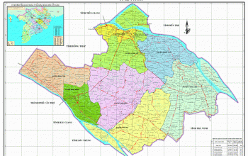 Bản đồ quy hoạch hành chính Vĩnh Long
