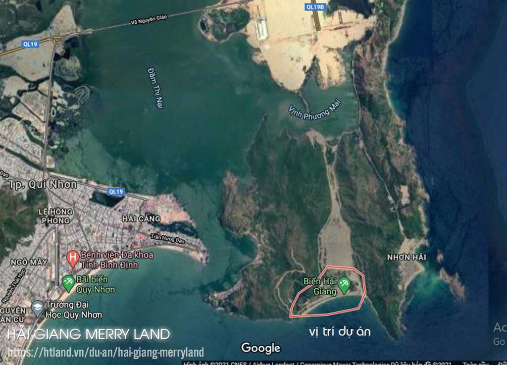 Vị trí dự án Hải Giang Merry land