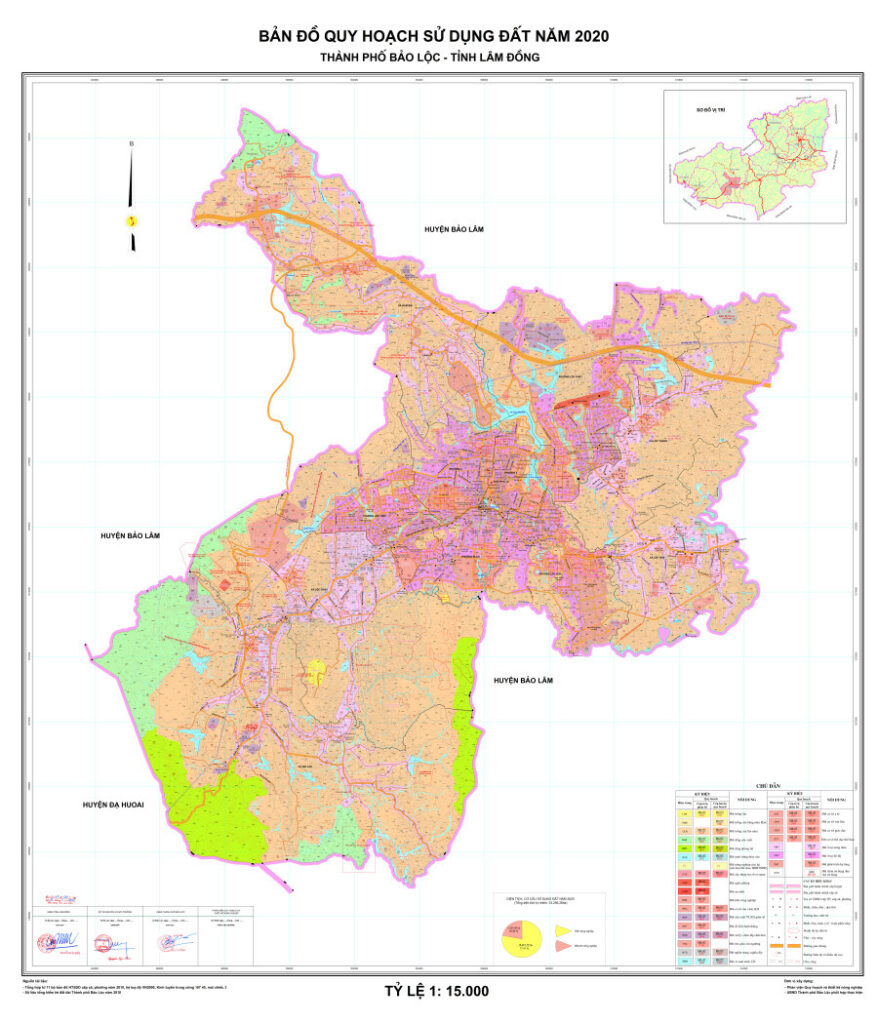Tất tần tật về bản đồ hành chính huyện Bảo Lộc tỉnh Lâm Đồng