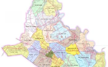 Bản đồ hành chính Huyện Củ Chi TP.HCM