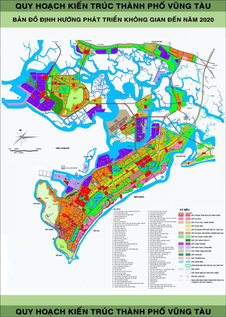 Bản đồ quy hoạch thành phố Vũng Tàu 2021