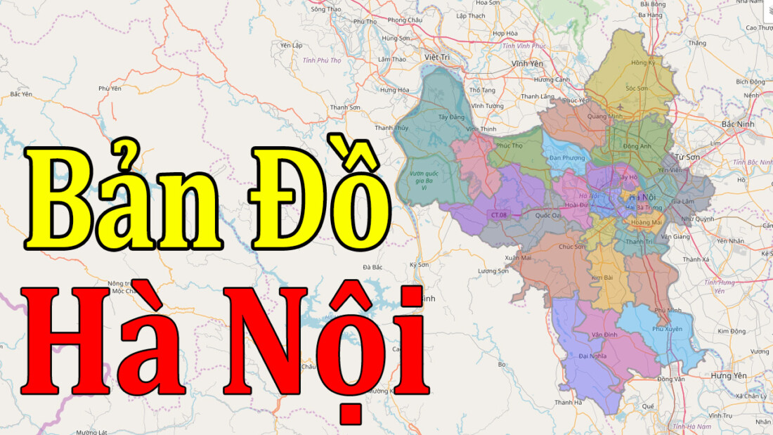 Khám phá quận Hà Nội dễ dàng hơn với bản đồ khổ lớn được cập nhật mới nhất năm