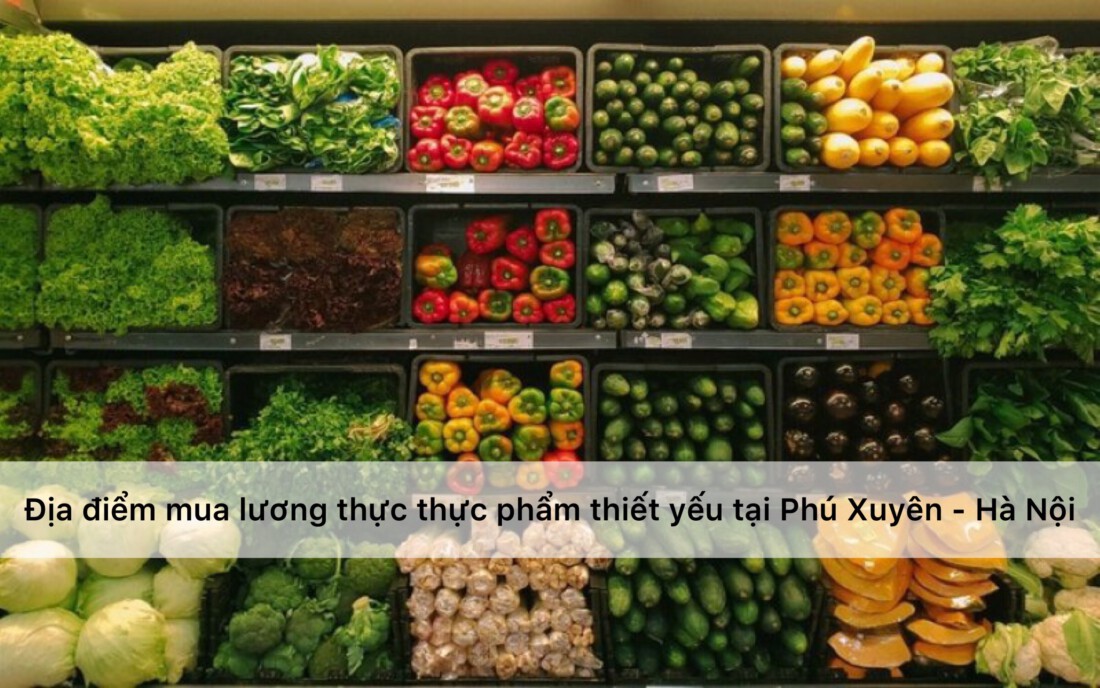 Địa điểm mua lương thực thực phẩm thiết yếu trong mùa dịch tại huyện Phúc Xuyên - Hà Nội