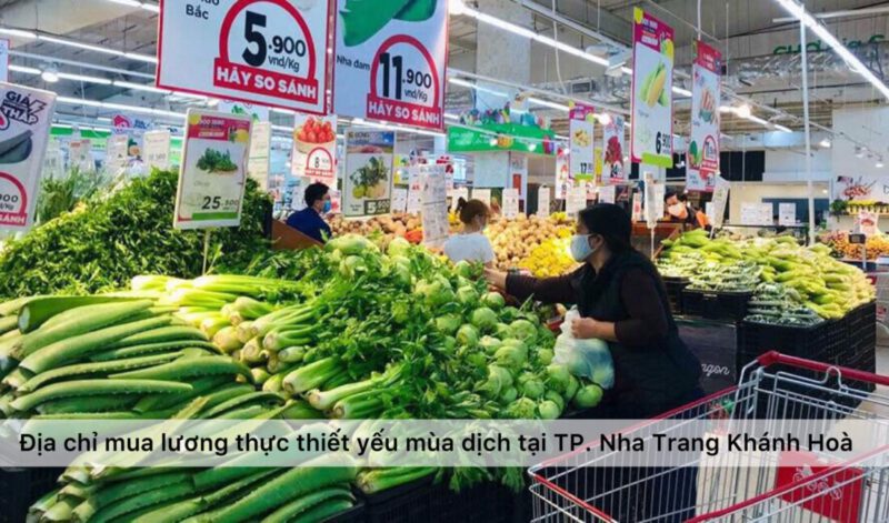 Địa chỉ mua lương thực thiết yếu mùa dịch TP. Nha Trang