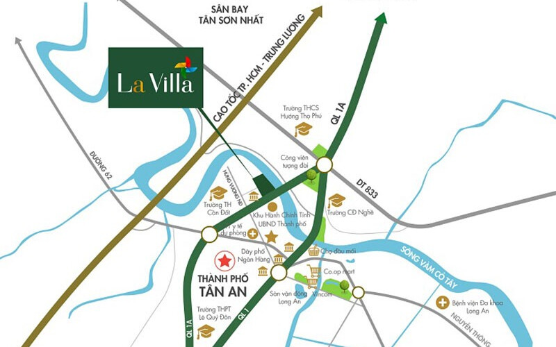 Vị trí dự án Lavilla City