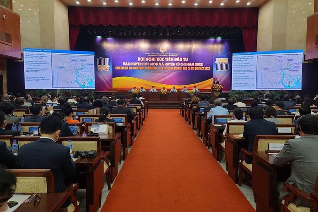 Hội nghị xúc tiến đầu tư vào huyện Hóc Môn, Củ Chi thu hút hàng trăm nhà đầu tư đăng ký tham gia