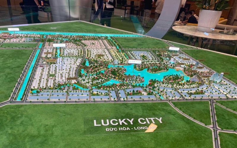 Mặt bằng tổng quan dự án Lucky City Long An