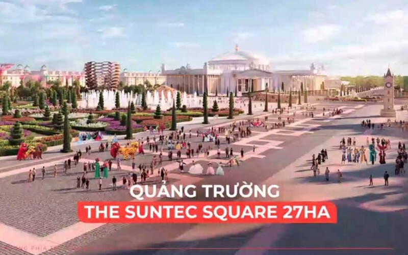 Quảng trường Khu đô thị Suntec City Long An