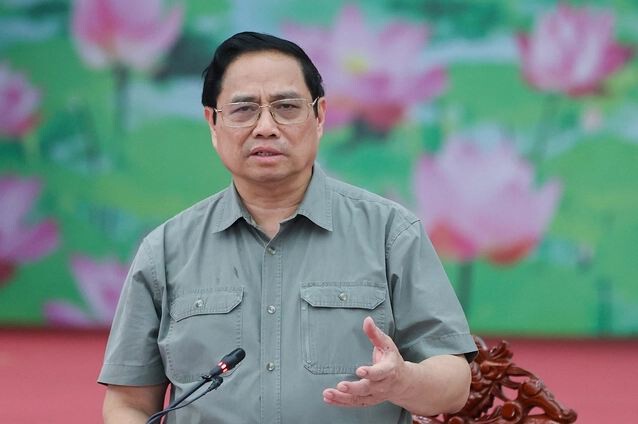 Thủ tướng Phạm Minh Chính tại cuộc làm việc