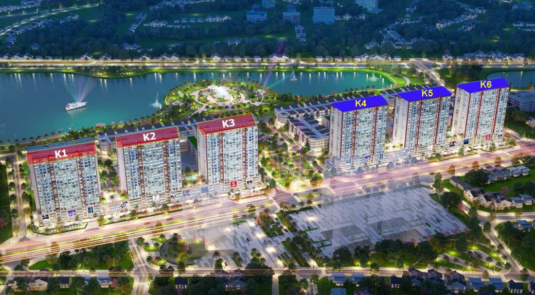 Phối cảnh dự án Khai Sơn City