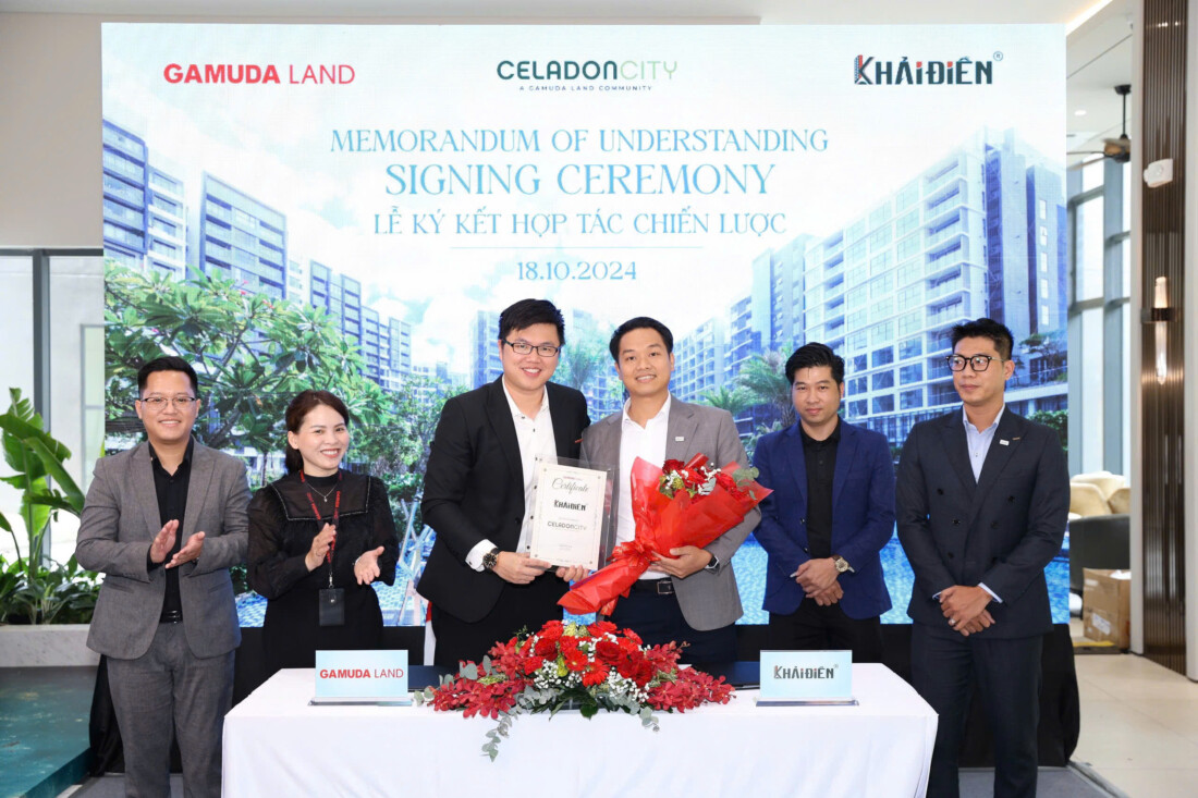 Lễ ký kết phân phối Celadon City giữa Khải Điền và Gamuda (2)