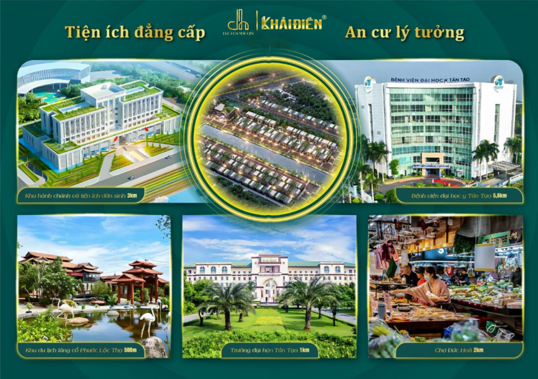 Đức Hòa NEw City - Tiện íchĐức Hòa NEw City - Tiện ích