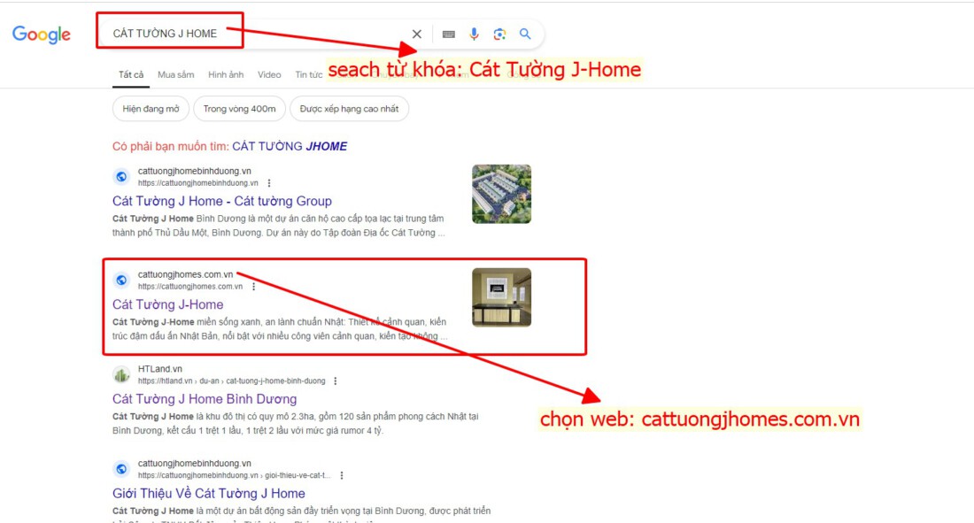 seach cát tường j home