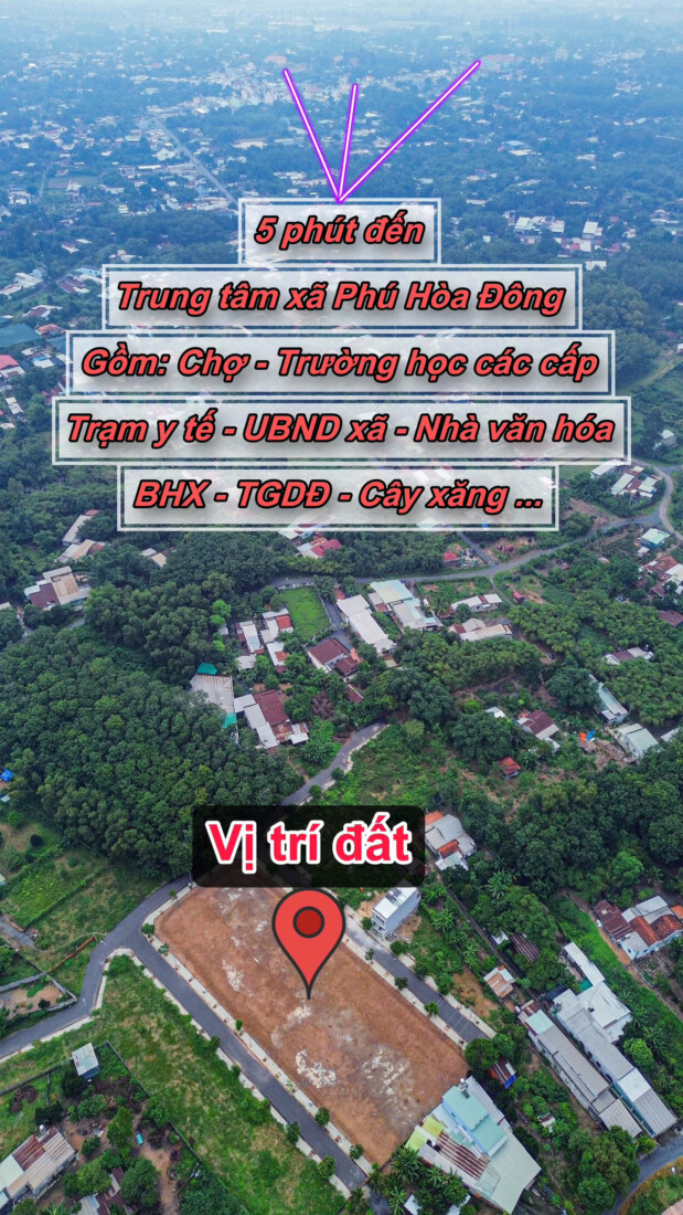 Vị trí tiện tích KDC Phú Hòa Đông (1)