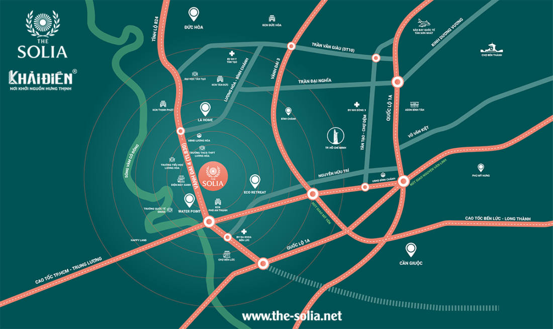 Dự án cũng sở hữu giá khởi điểm tương đối cạnh tranh trong khu vực dự án đất nền Long An.