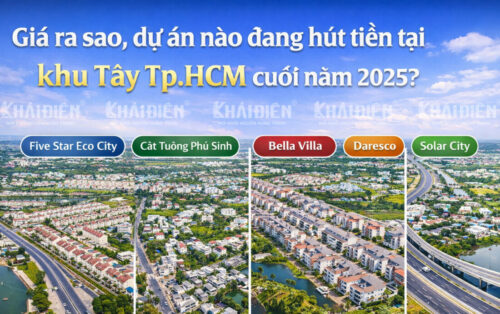 dự án đang hút tiền cuối năm 2025