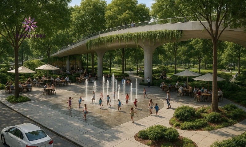 Công viên xanh Thanh Phú Centre Point